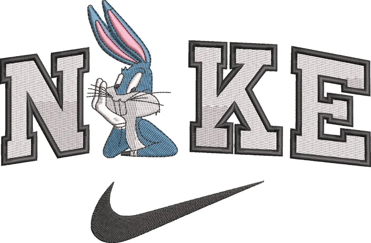 Alternative view of  Bugs Bunny in Nike Logo 