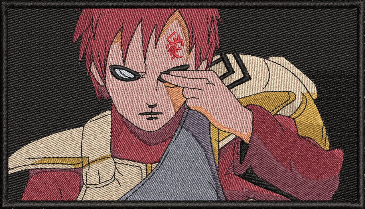 Alternative view of  Gaara Sand Manipulation Embroidery Patch 