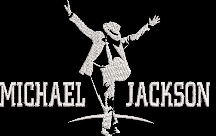 Alternative view of  Michael Jackson Silhouette with Name 