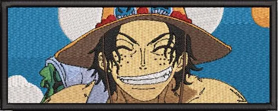 Alternative view of  Portgas D Ace Smiling Embroidered Patch 