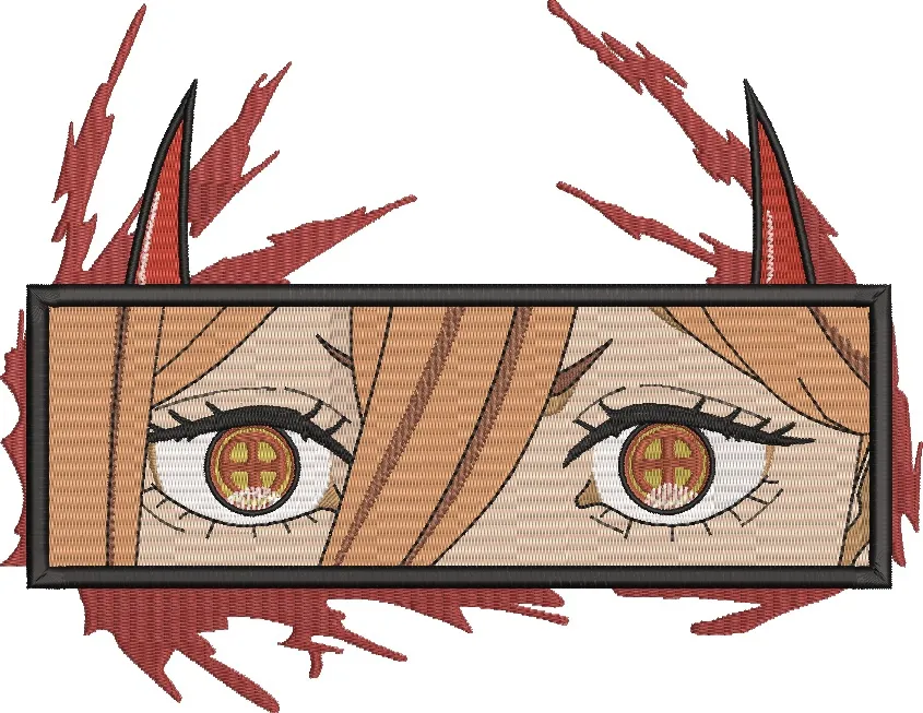 Alternative view of  Power Eyes with Devil Horns Chainsaw Man 