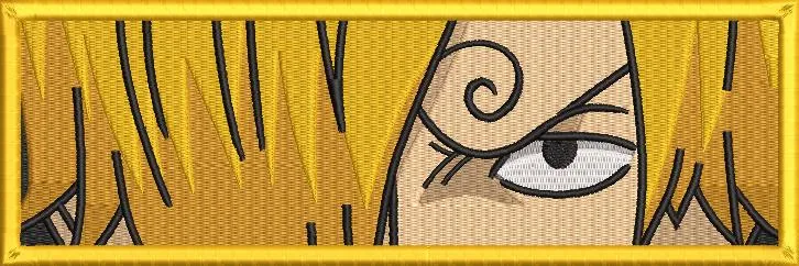 Alternative view of  Sanji Eye Closeup Embroidery Patch 