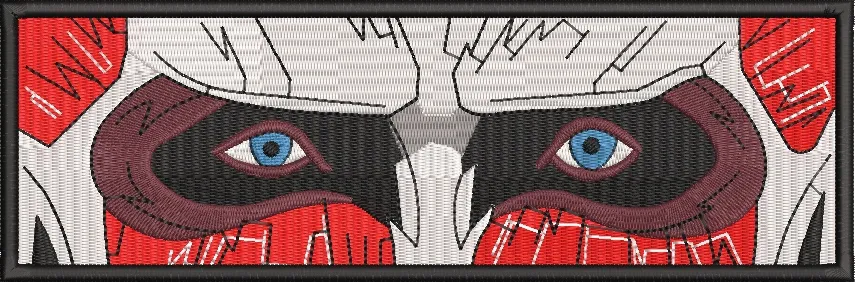  Colossal Titan Eyes Panel Attack on Titan  embroidery pattern preview