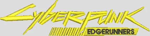  Cyberpunk Edgerunners Logo Embroidery  embroidery pattern preview