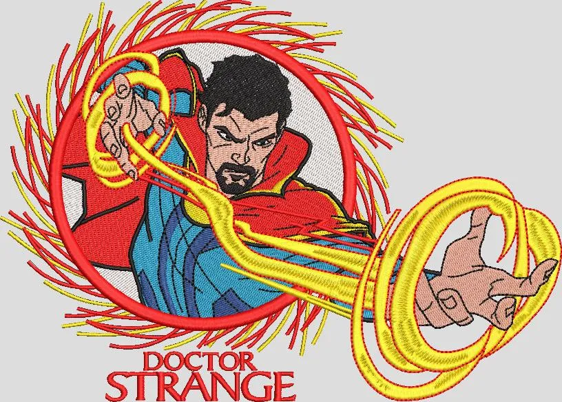  Doctor Strange Embroidered Magic Circle  embroidery pattern preview