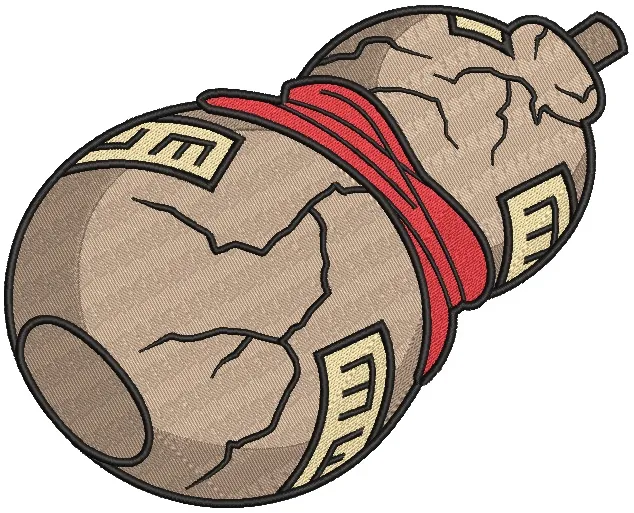  Gaara Sand Gourd from Naruto  embroidery pattern preview