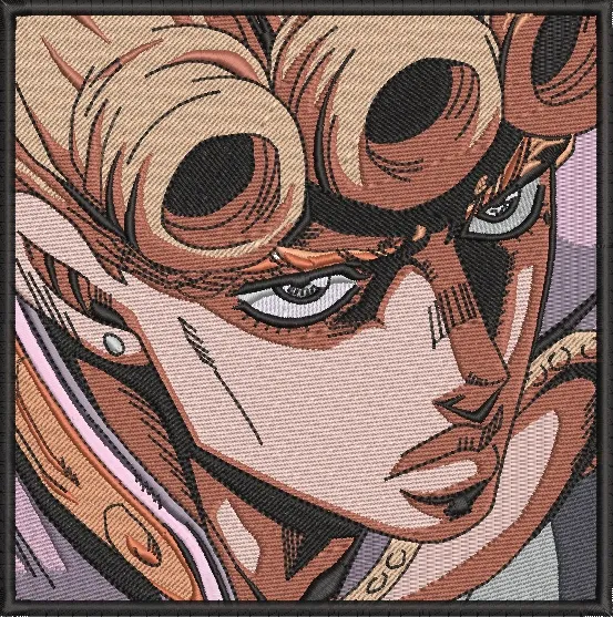  Giorno Giovanna Close Up Embroidery Patch  embroidery pattern preview