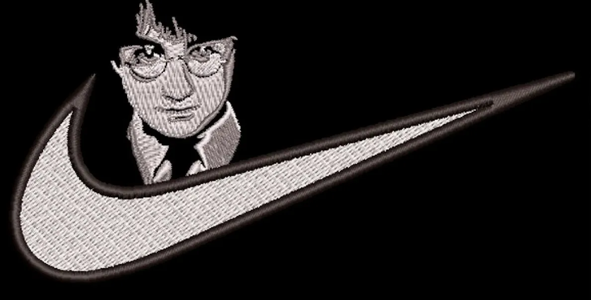  Harry Potter with Nike Swoosh Embroidery  embroidery pattern preview