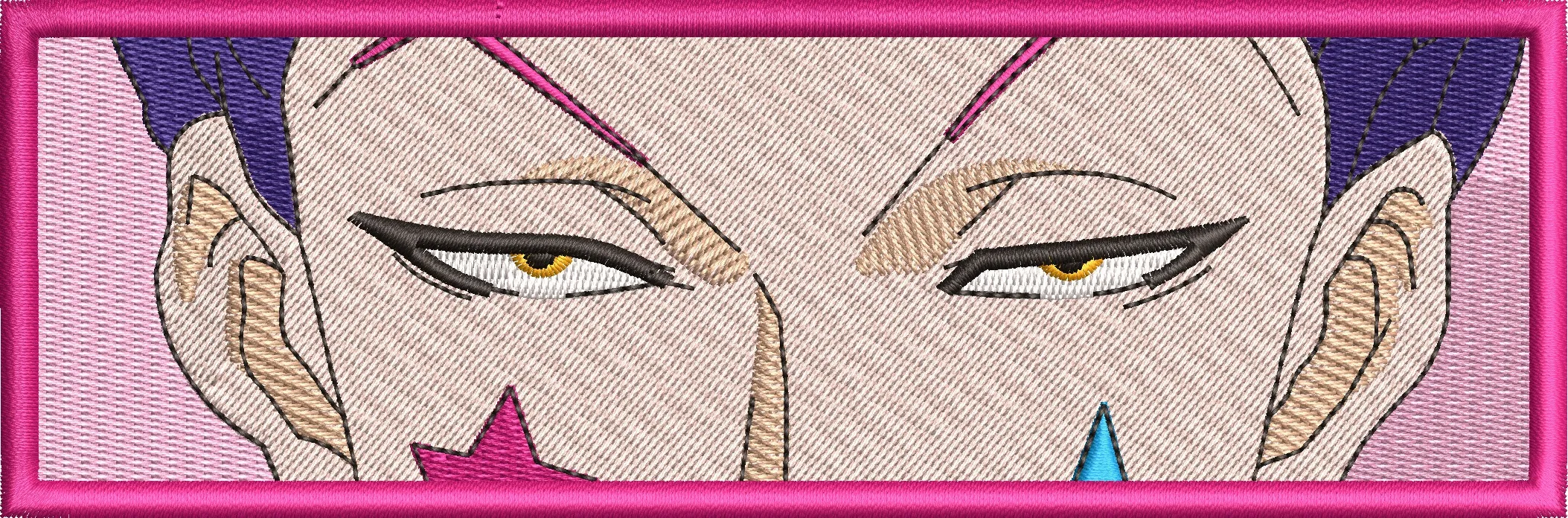  Hisoka Eyes Closeup Patch  embroidery pattern preview