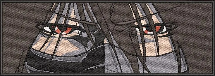 Itachi Uchiha Eyes Closeup Embroidery Patch  embroidery pattern preview