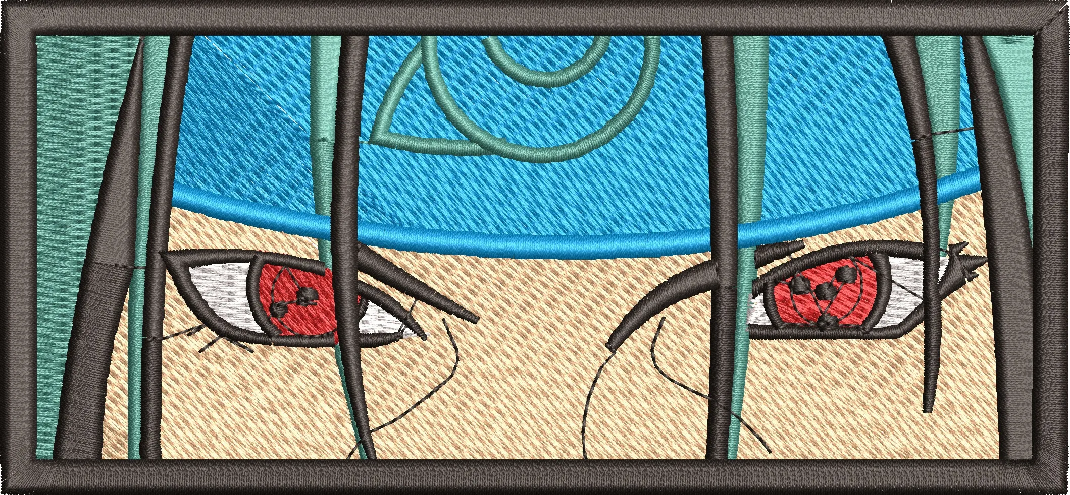  Itachi Uchiha Sharingan Eyes Embroidery  embroidery pattern preview