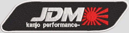  JDM Kanjo Performance Patch  embroidery pattern preview