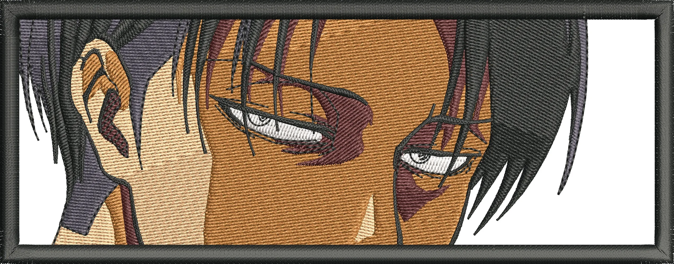  Levi Ackerman Close Up Embroidery Patch  embroidery pattern preview