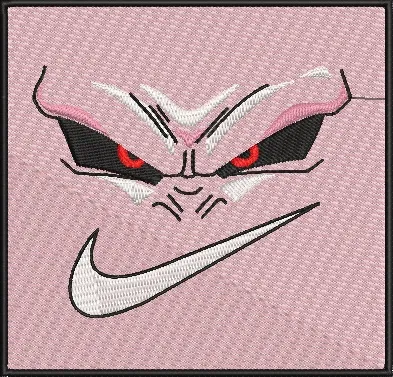  Majin Buu Eyes with Nike Logo  embroidery pattern preview