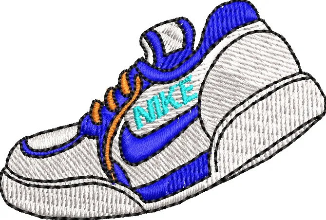  Nike Sneaker Embroidery Design  embroidery pattern preview