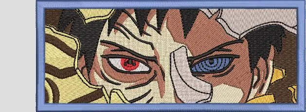  Obito Uchiha Masked Sharingan and Rinnegan Eyes  embroidery pattern preview