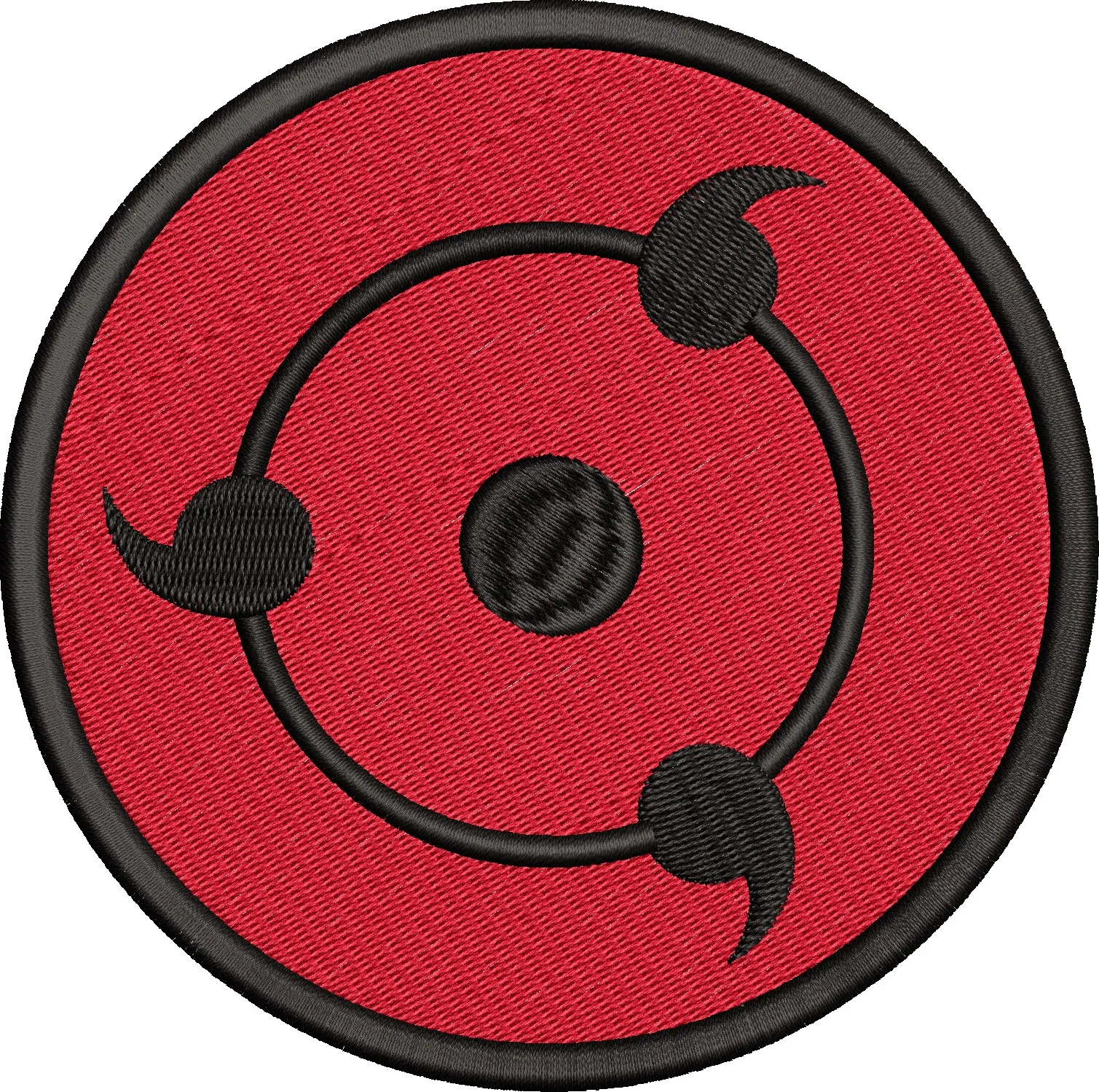  Sharingan Eye Embroidery Patch  embroidery pattern preview