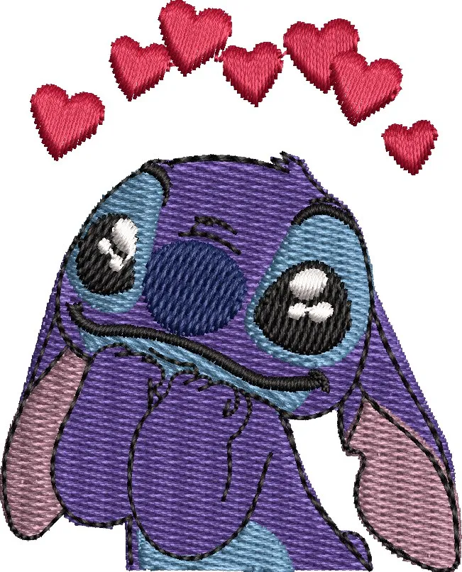  Stitch with Hearts Embroidery  embroidery pattern preview