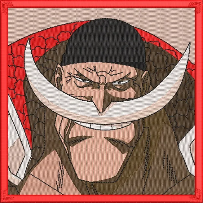  Whitebeard Portrait Embroidery Style  embroidery pattern preview